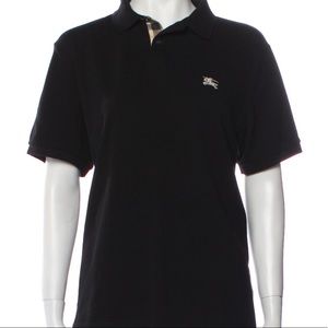 Burberry Women Black Brit Polo Size Large